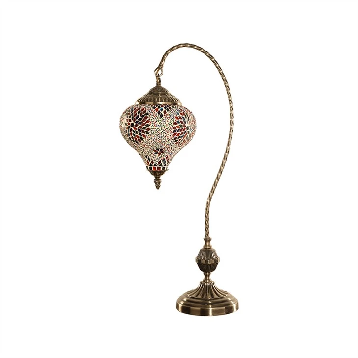 Tiffany sklo základná stolová lampa