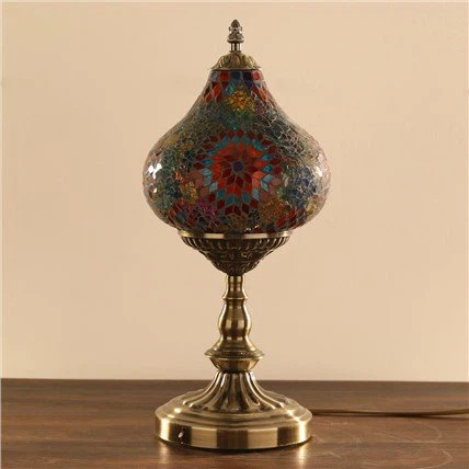 Stolová lampa z tukového skla